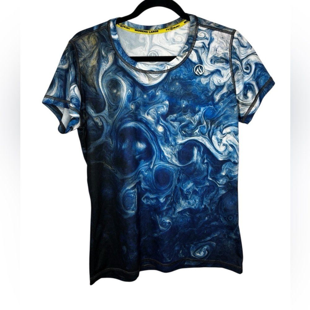 INKnBURN Women's Jupiter Tech Tee Size Large Athletic Cycling